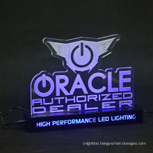 Acrylic Neon Custom Board Holder Light  Indoor Edge Lit Base Laser Engraving LED Sign